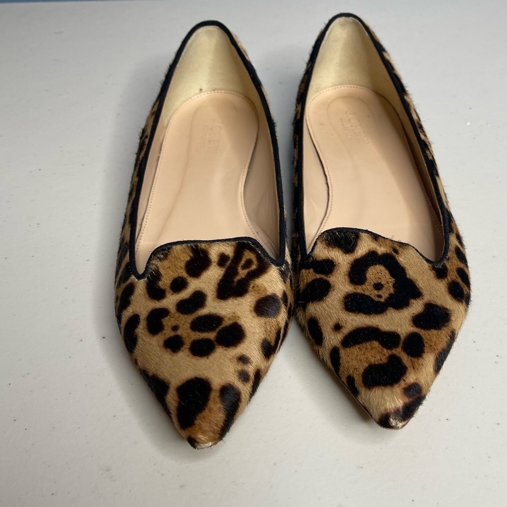 J. Crew Leopard Print Flats size 9.5